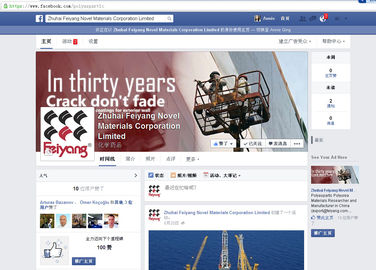 China Página limitada Corporation de Zhuhai Feiyang Novel Materials Facebook proveedor